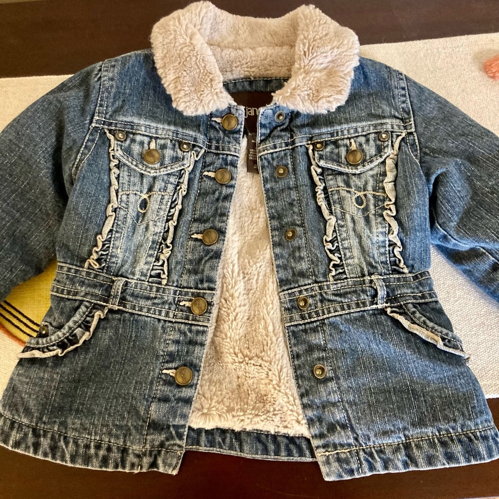 Girl lined soft denim jean jacket Sz 3t